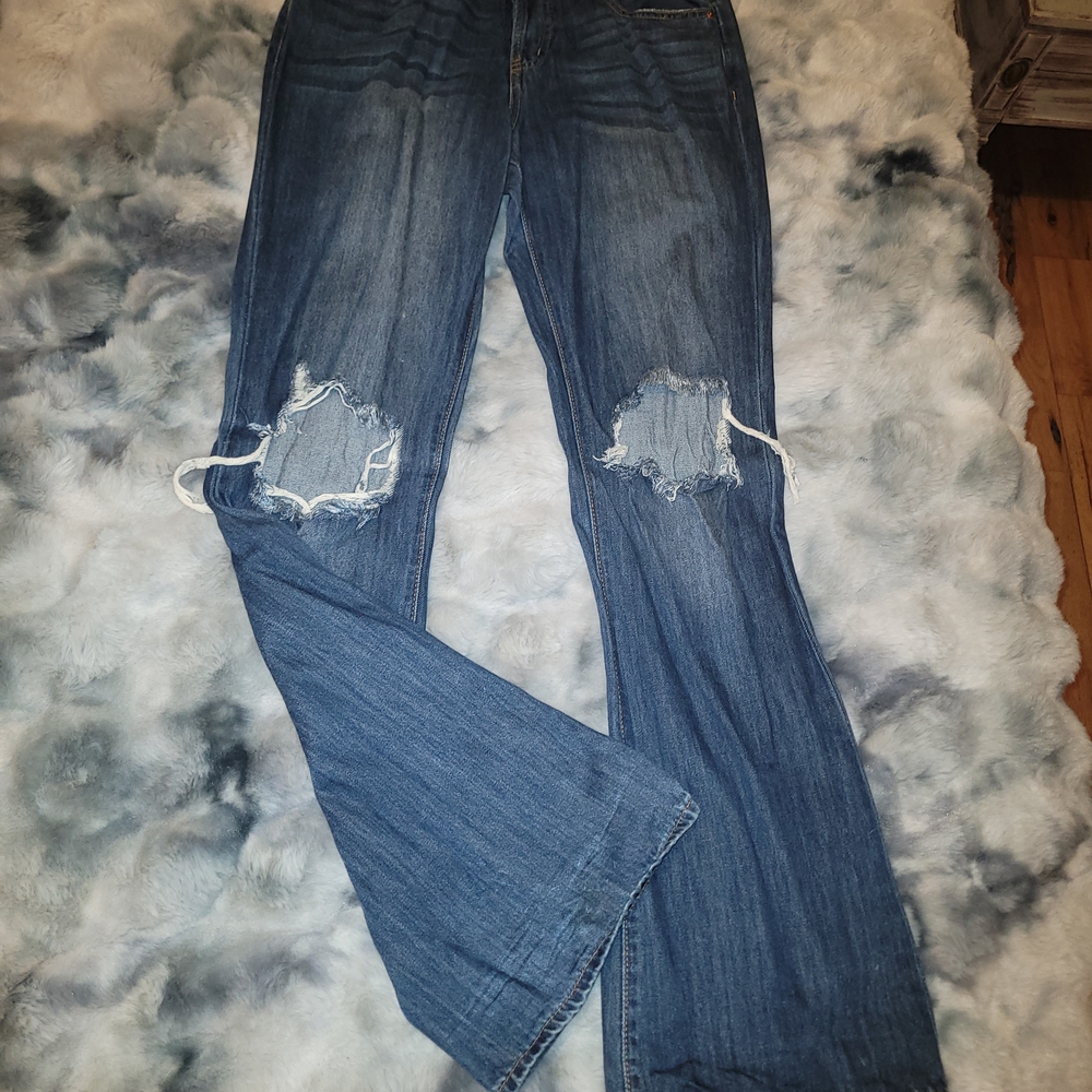 Classic Blue Flare Women's Jeans